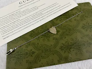 Gucci Heart Double Buckle Bracelet