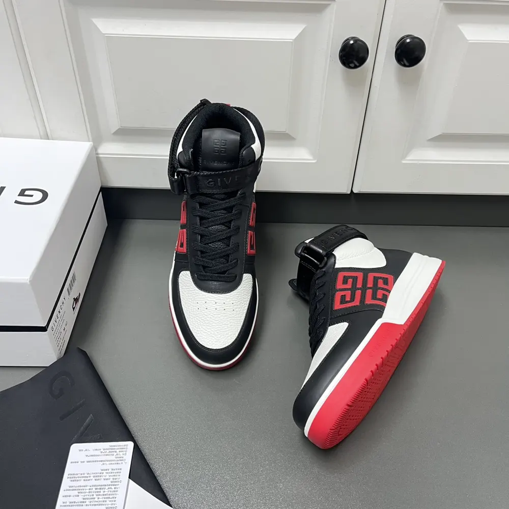 Givenchy G4 high-top series cow leather casual sports shoes