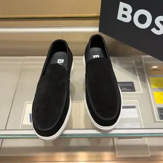 BOSS new suede loafers