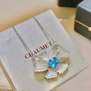 Chaumet Wave Honeycomb Necklace