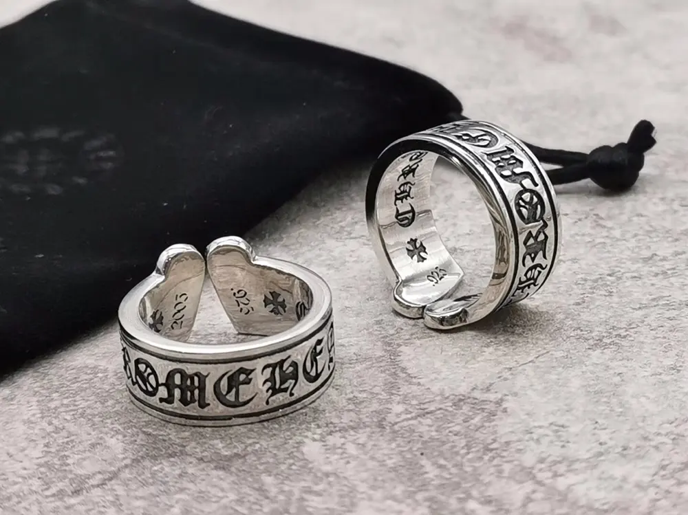 Chrome Hearts scroll open ring
