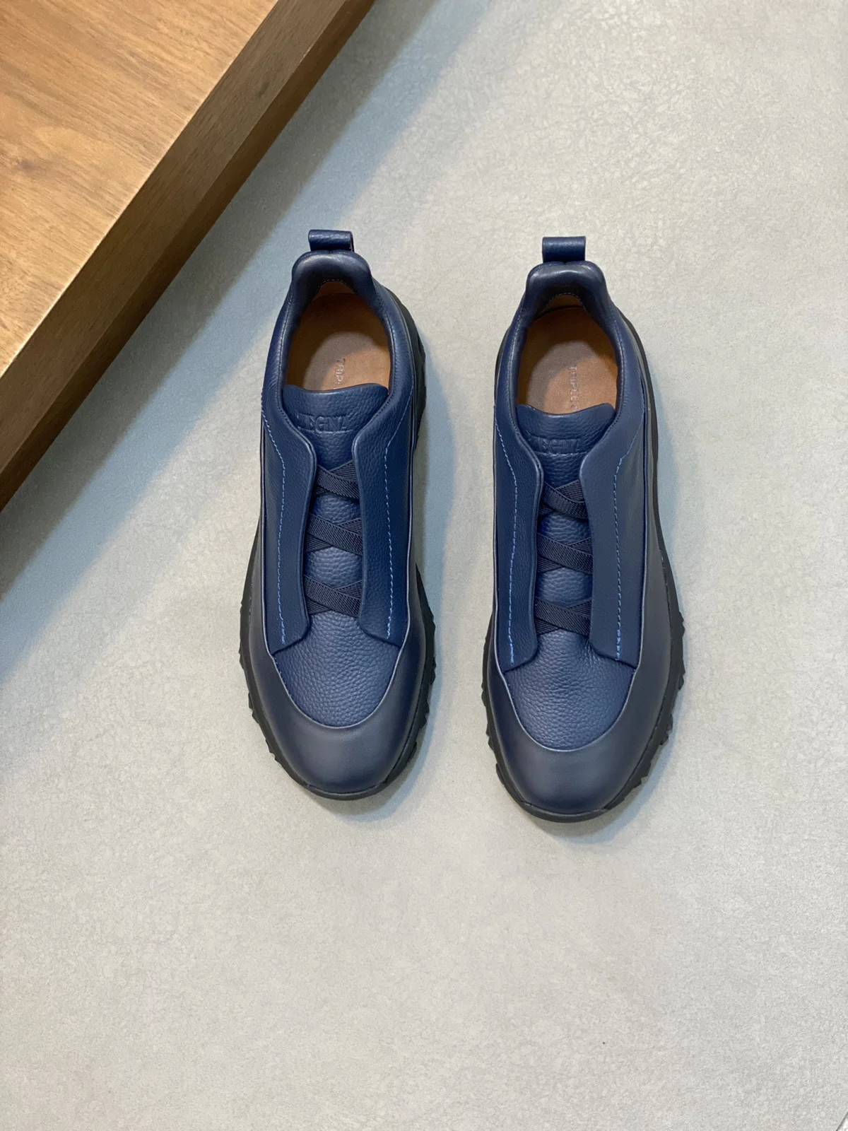zegna men’s suede Triple StitchTM Monte luxury casual shoes