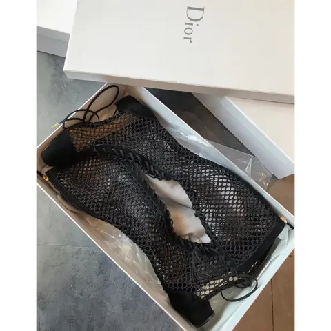 Dior D-HIDE sexy mesh high boots