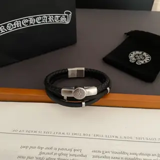 Chrome Hearts classic yellow tiger eye retro multi-element bracelet