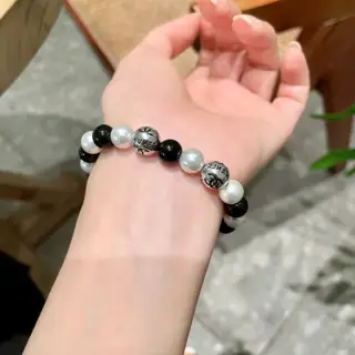 Chanel Double C imported pearl bracelet