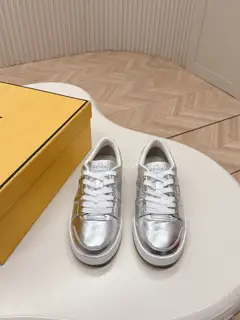 Fendi sneakers casual sports shoes FD match upgraded new model full leather stitching fresh