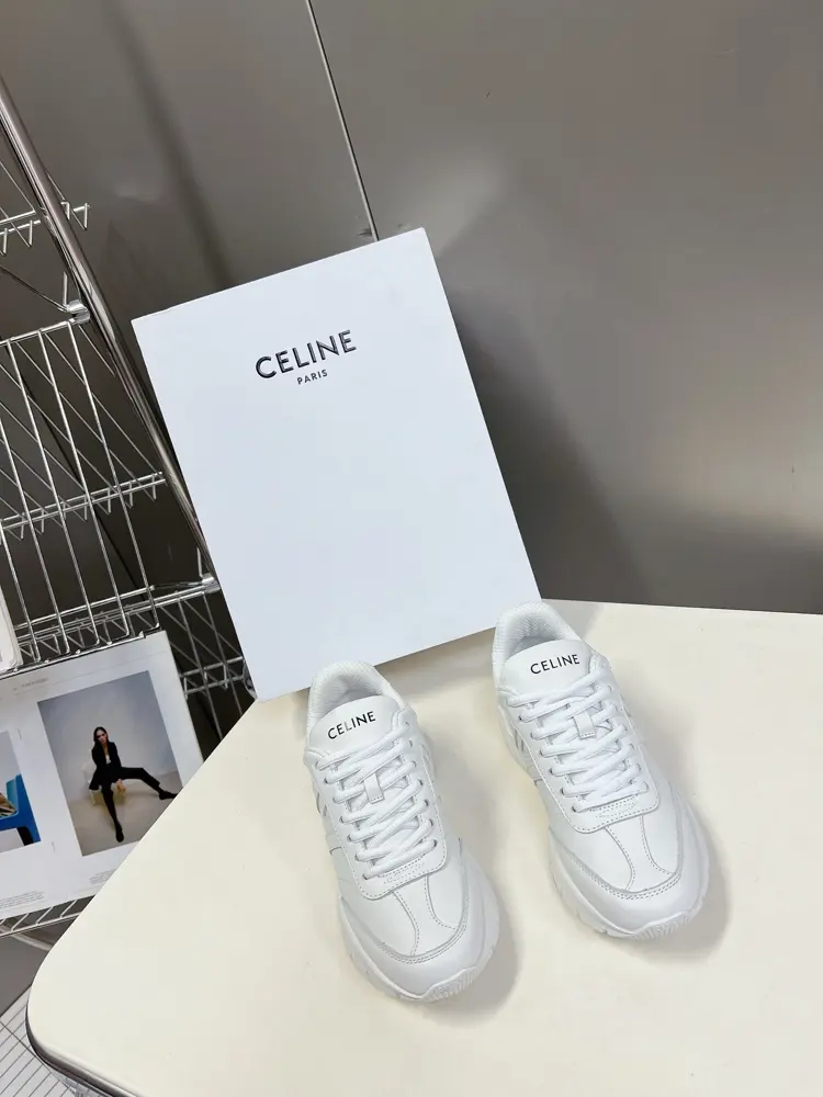 Celine Nappa calfskin·Branded plastic·High frequency brand logo Shoes