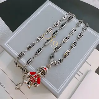 DIOR New Dior necklace Original goods New counter model Retro fashion essentials Can be