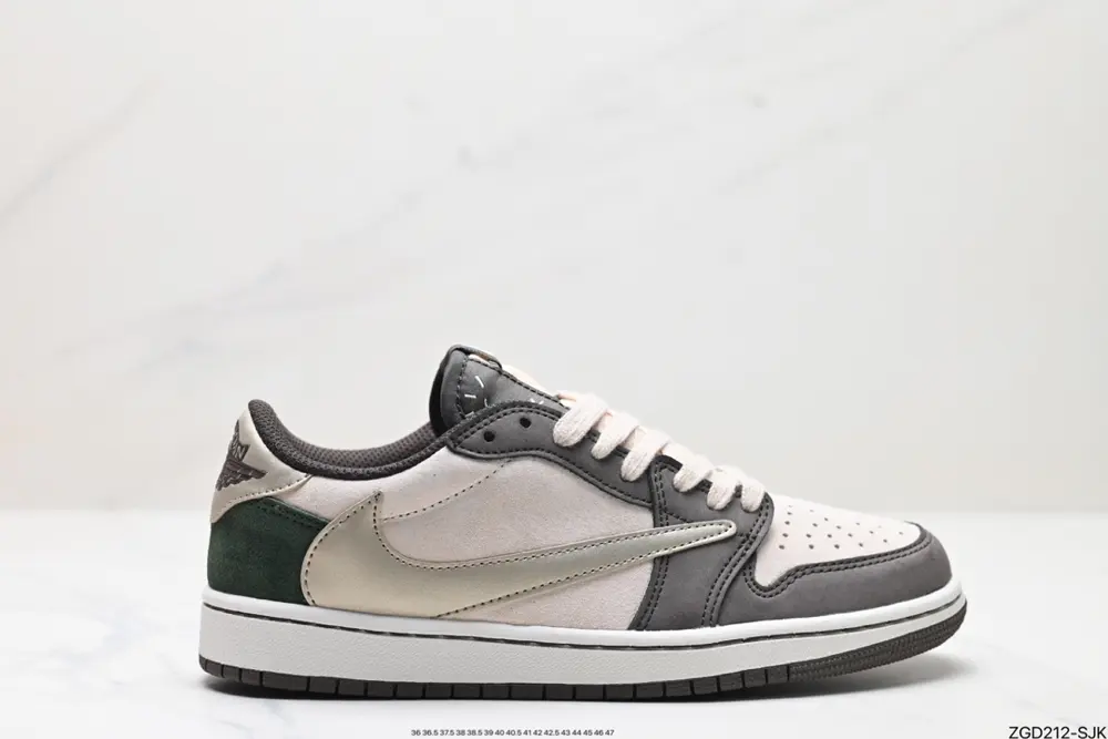Nike AJ1 reverse hook Travis Scott x Air Jordan 1 “Reverse Mocha” AJ1 Joe 1 TS Lightning DM7866-818