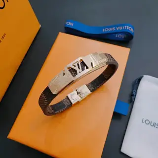 Louis Vuitton leather bracelet