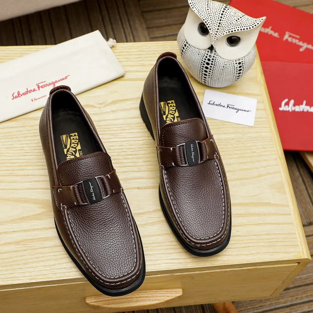 Salvatore Ferragamo casual slip-on shoes Official website original 1:1 mold