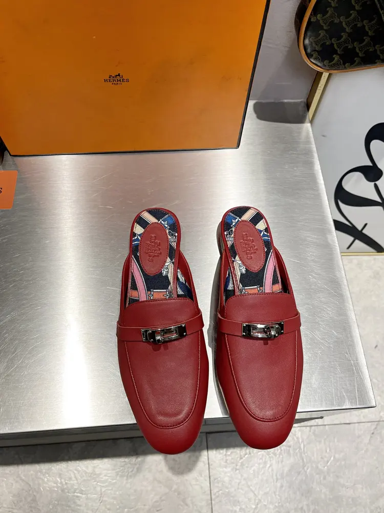 Hermès early spring new style half-slippers