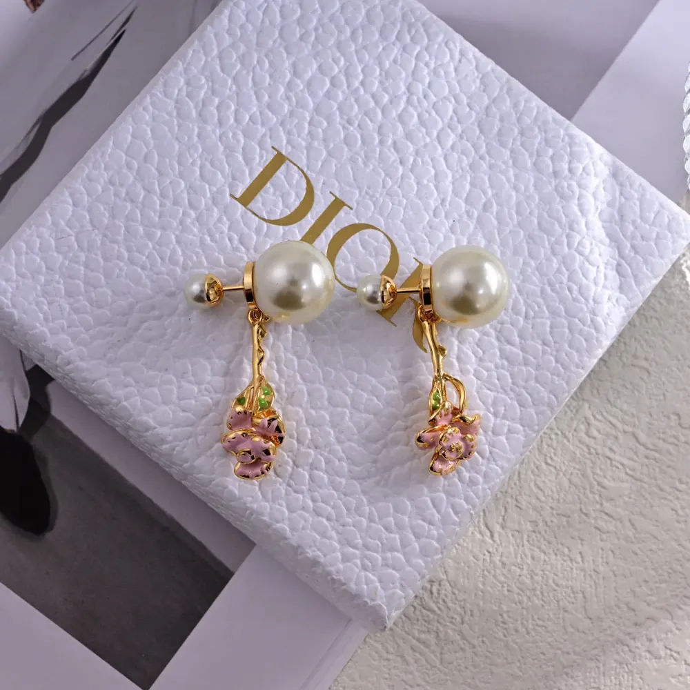 Dior Rose Earrings New models