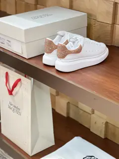 Alexander McQueen classic white shoes