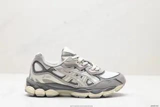 ASICS breathable mesh upper with some synthetic leather material uses the new AHAR+ rubber 1203A280-002