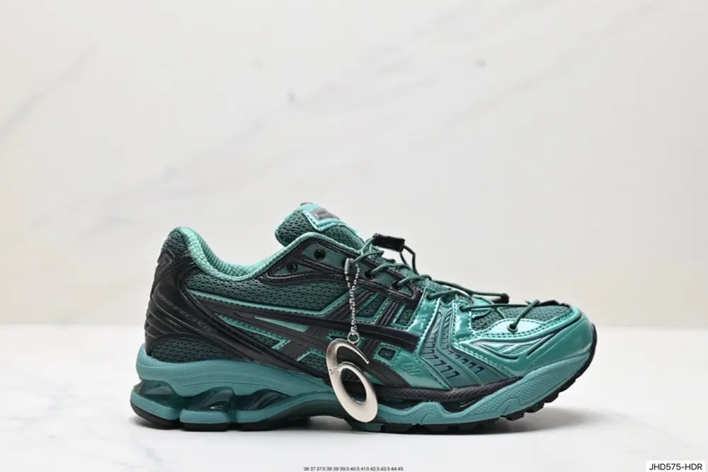 ASICS breathable mesh upper with some synthetic leather material uses the new AHAR+ rubber 1201A161-020