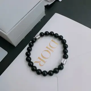 DIOR Multi-element agate Thai silver style bracelet