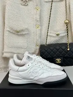 Chanel diamond retro casual shoes and sneakers