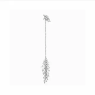Apm monaco feather long earrings single design earring star