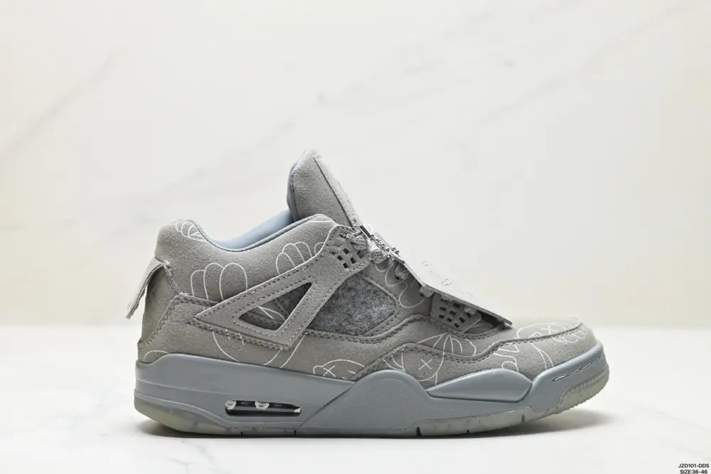 Kwas x Nike Air Jordan 4 Retro Michael Jordan AJ4 mid-top retro casual sports culture 930155
