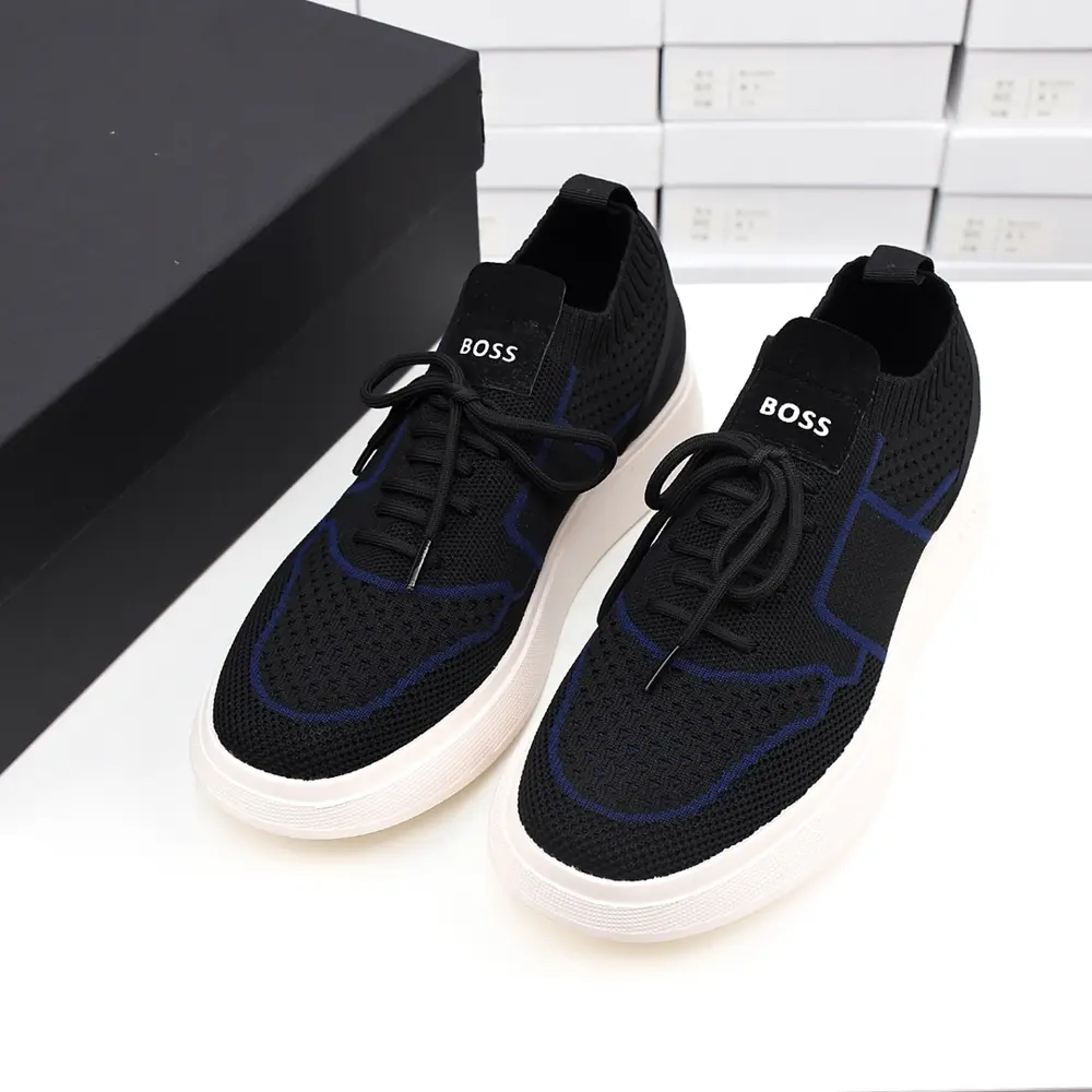 BOSS breathable flyknit sneakers