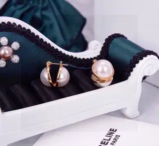 Celine pearl earrings