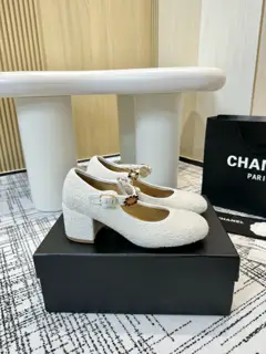 Chanel top Mary Jane shoes