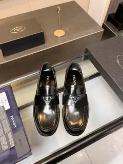Prada casual leather shoes
