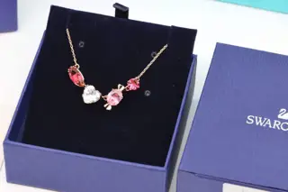 Swarovski Sweet Candy Colorful Crystal Clavicle Necklace