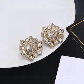 Chanel Sunflower Earrings