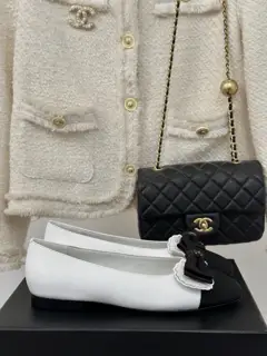 Chanel bow shoes