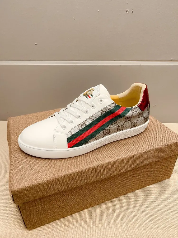 Gucci white shoes