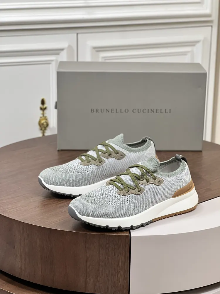 Brunello Cucinelli knitted sneakers
