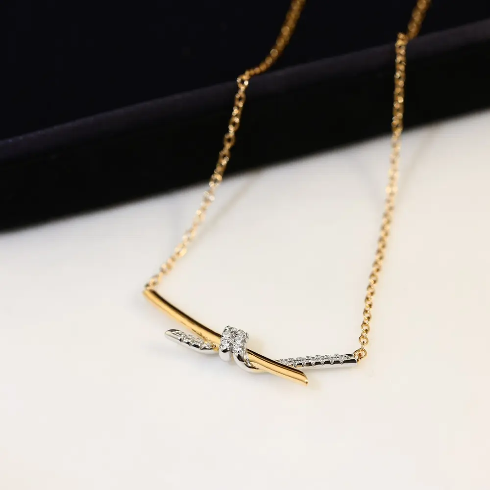 Tiffany knot necklace