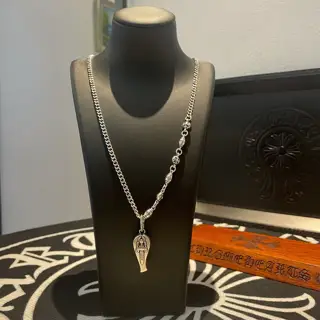 Chrome Hearts sideways necklace