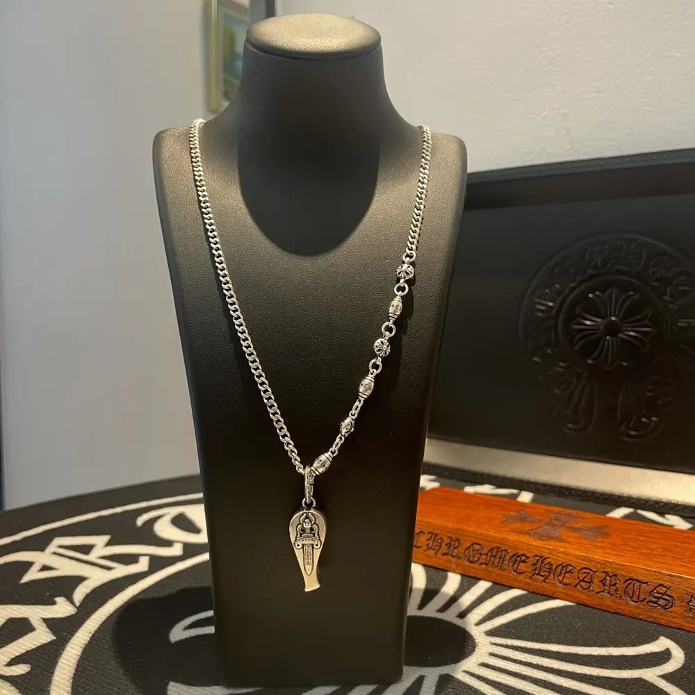Chrome Hearts sideways necklace