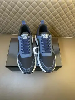 BOSS sports style thick-soled men’s sneakers