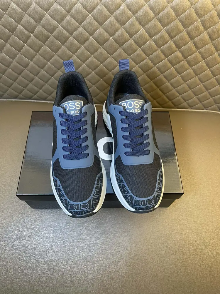BOSS sports style thick-soled men’s sneakers