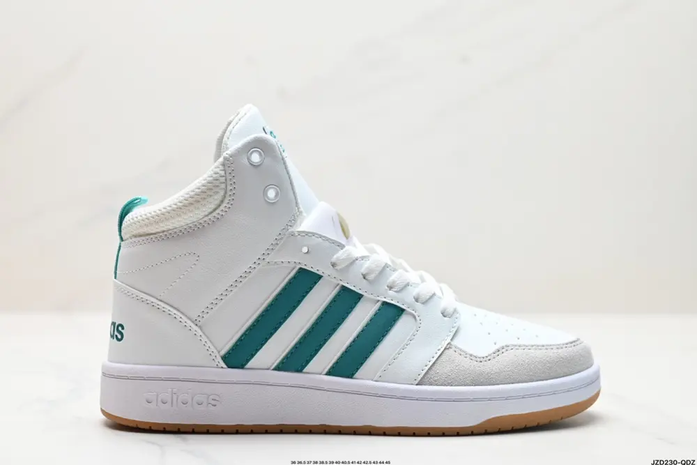 Adidas Adidas neo Hoops 2.0 Mid synthetic leather non-slip wear-resistant Adidas mid-top AH2174
