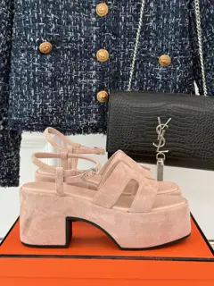 Hermès/Hermès classic H thick-soled sandals
