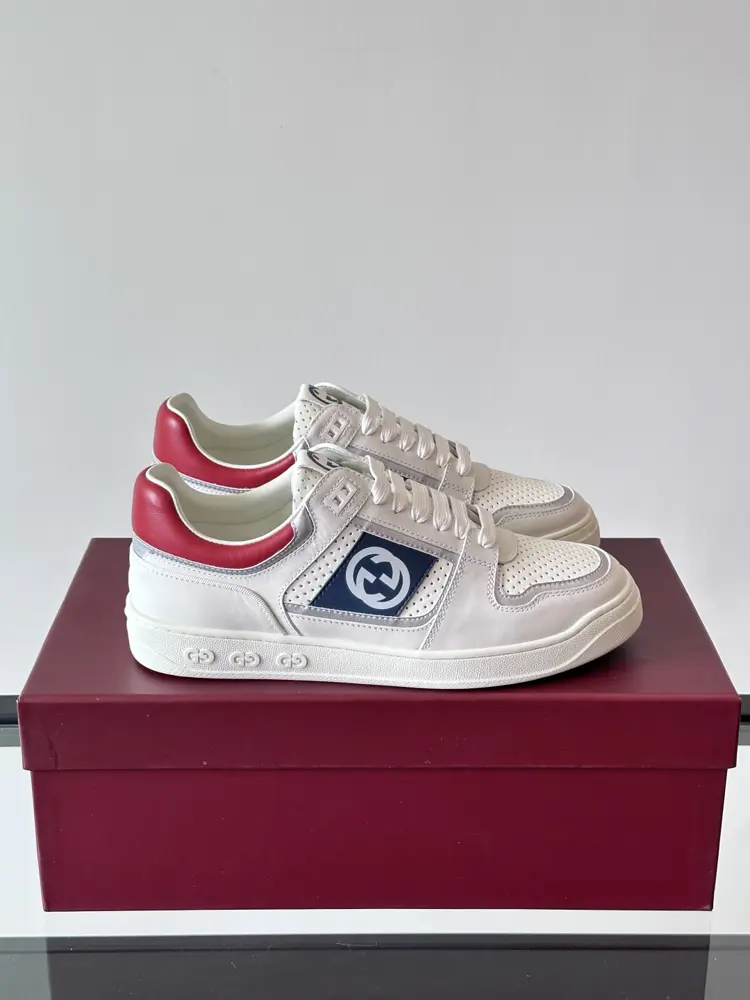 Gucci sneakers This low-top sneaker features a basketball-inspired silhouette with cutout