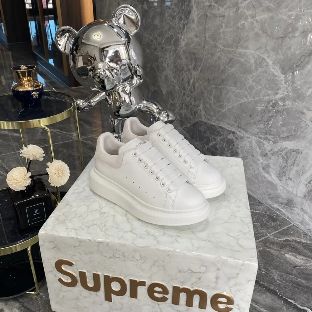 Alexander McQueen white shoes