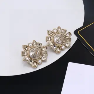 Chanel Sunflower Earrings