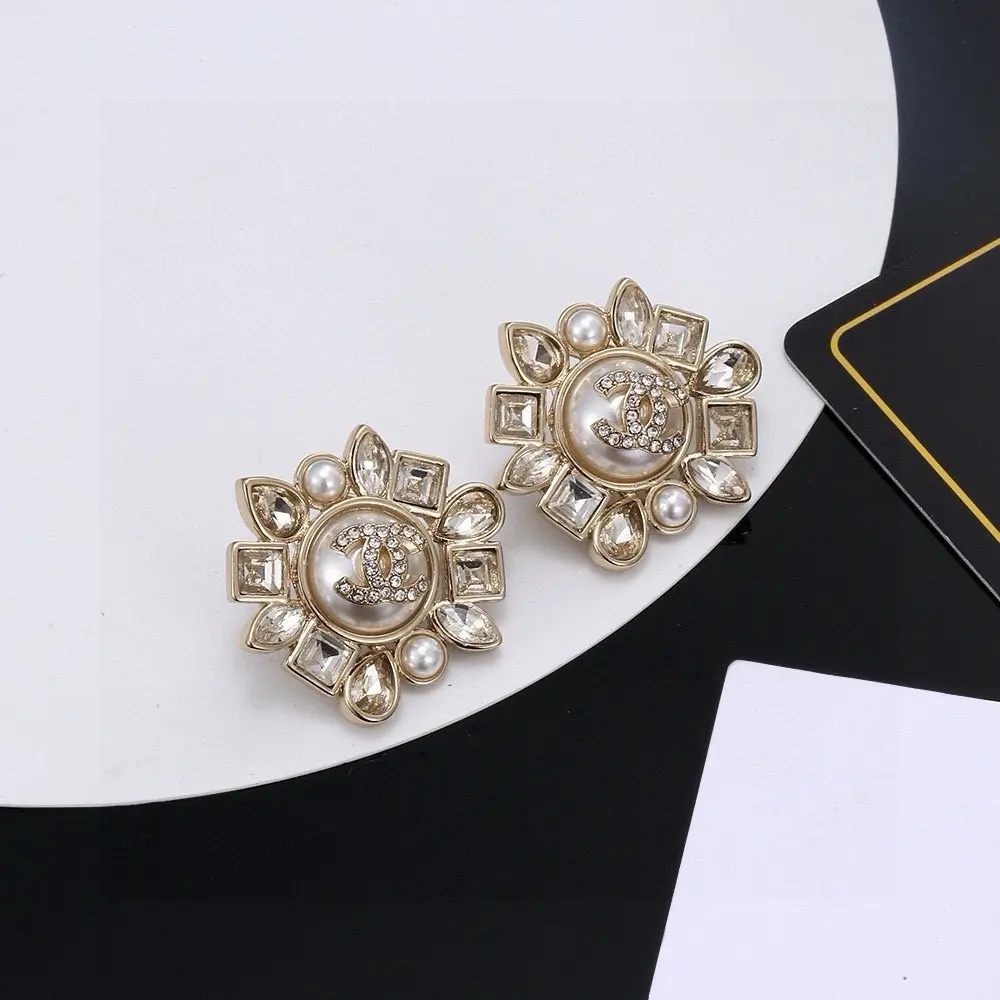 Chanel Sunflower Earrings