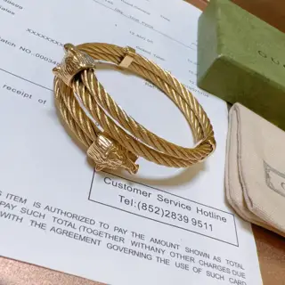 Gucci bracelets are handmade