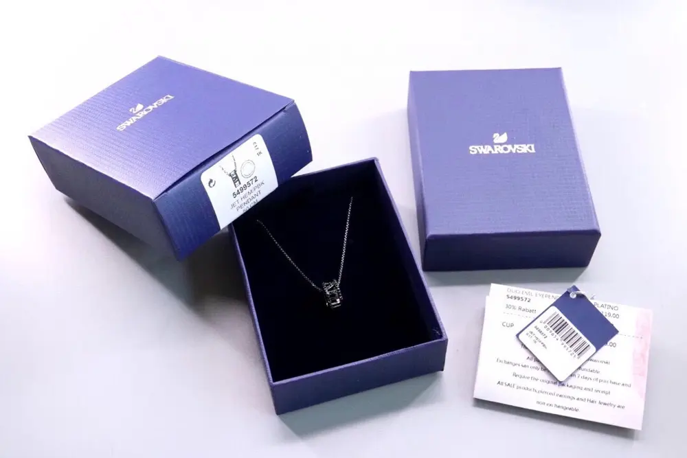Swarovski Love in pairs Couples necklace for men and women