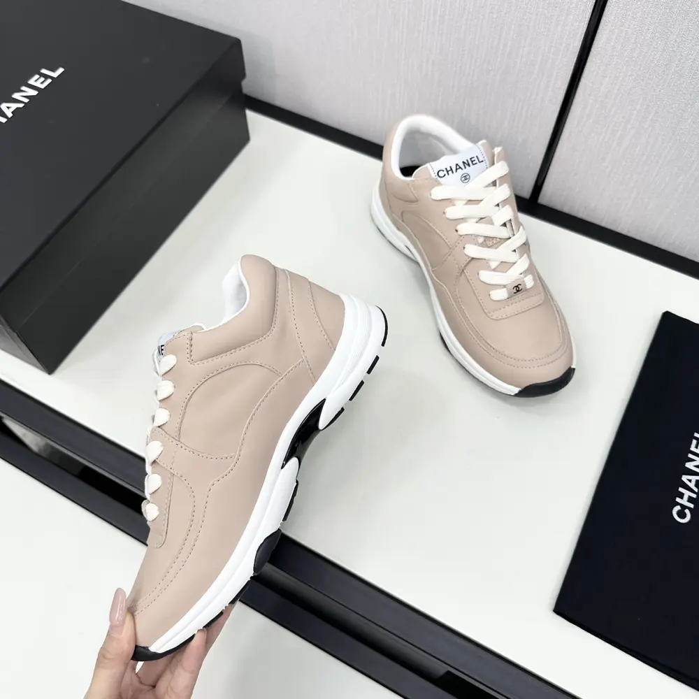 Chanel casual panda shoes sneakers