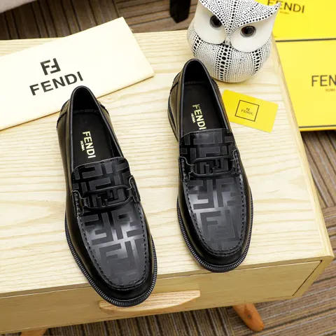 Fendi men’s formal leather shoes Classic series not to be missed The first layer
