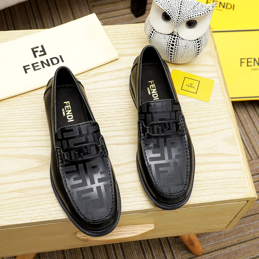 Fendi men’s formal leather shoes Classic series not to be missed The first layer