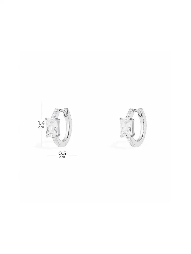 Apm monaco pavé Éclat hoop earrings